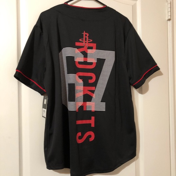 Houston Rockets Baseball Style Jerseys - Picture 6 of 6